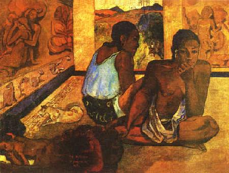 Paul Gauguin  Daydreaming china oil painting image